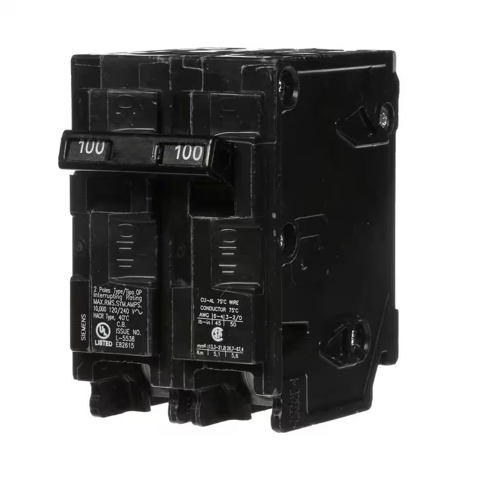 Siemens Type QP Breaker Double Pole