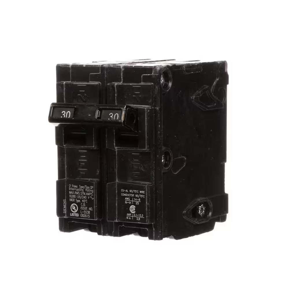 Siemens Type QP Breaker Double Pole