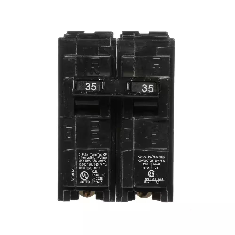 Siemens Type QP Breaker Double Pole
