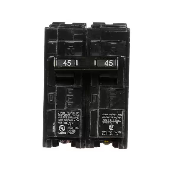 Siemens Type QP Breaker Double Pole