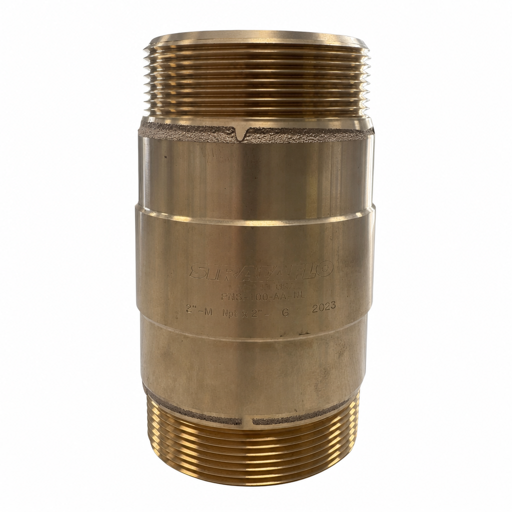 Strataflo Brass 300 Series Check Valve – Lead‑Free, Spring‑Loaded, NPT