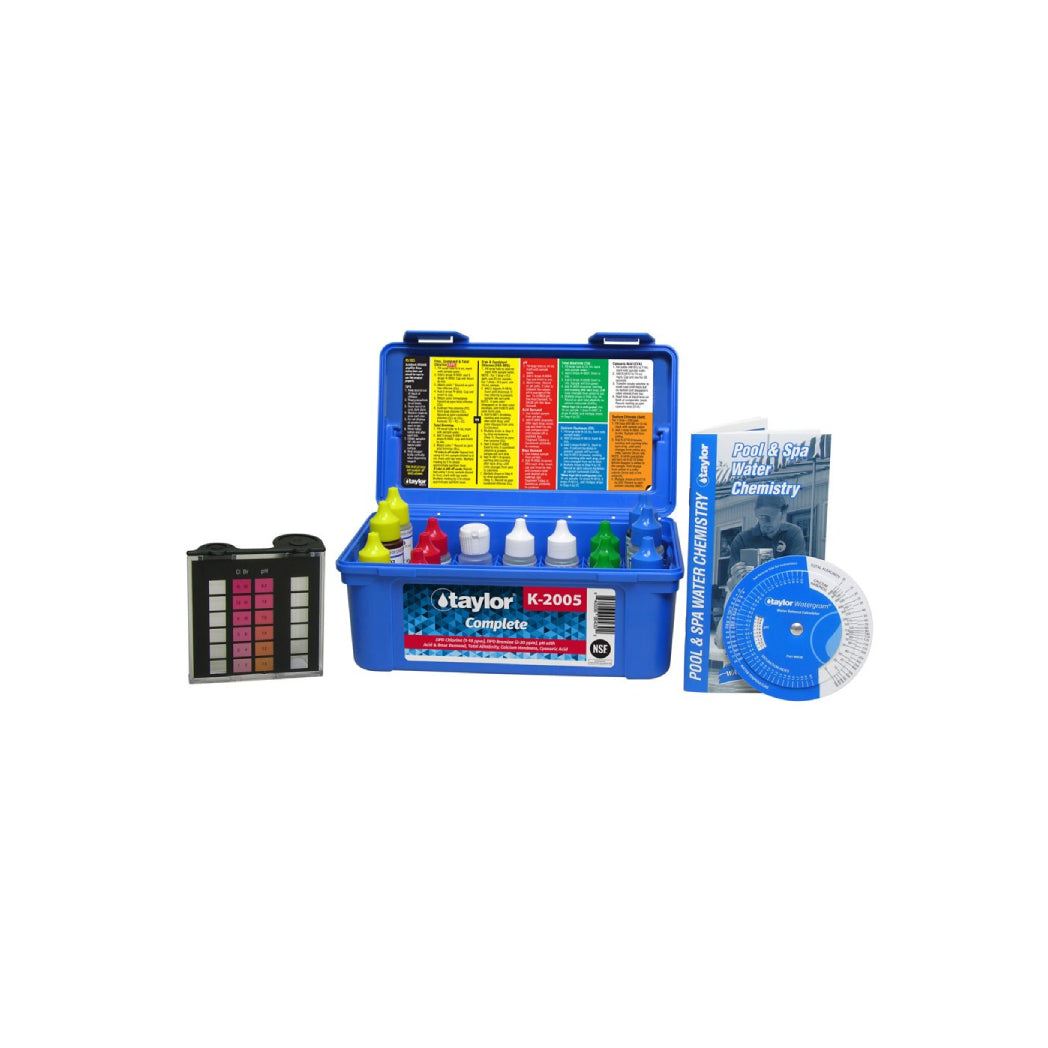 Taylor K‑2005 Pool Test Kit – DPD Chlorine, pH, Alkalinity & More
