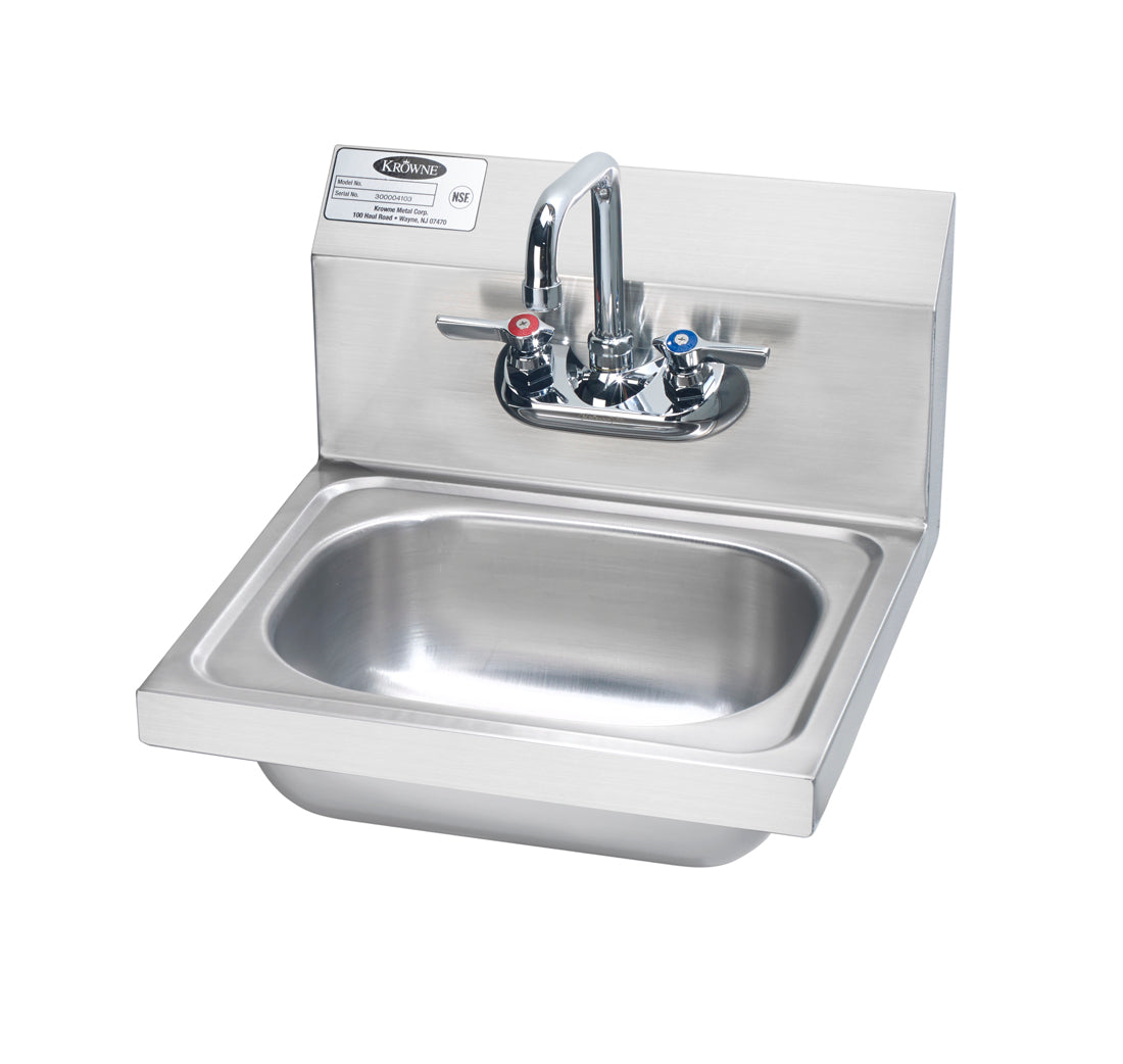 Krowne HS-2L 17-1/4"W Hand Sink